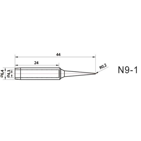 Velleman BITC220/1 soldeerpunt spits 0.2mm