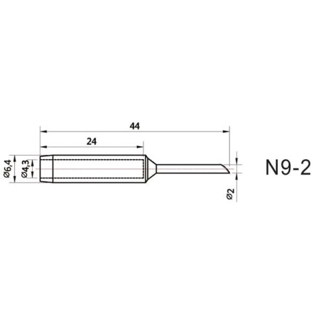 Velleman BITC220/2 soldeerpunt 2mm