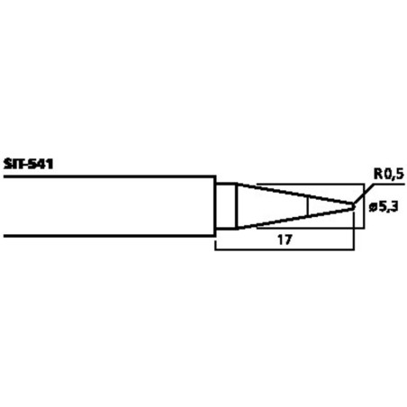 Monacor SIT-541 soldeerpunt spits 1mm