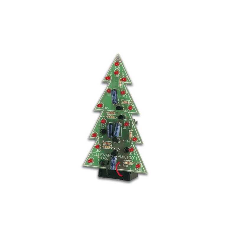 Whadda WSSA100 Kerstboom Mini Kits bouwpakket Whadda WSSA100 Kerstboom Mini Kits bouwpakket
