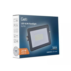Geti GLF20 LED floodlight 20W 4000K IP65