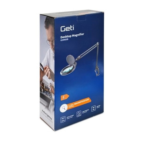 GETI GDM05B Vergrootglas met LED-verlichting en zwenkarm