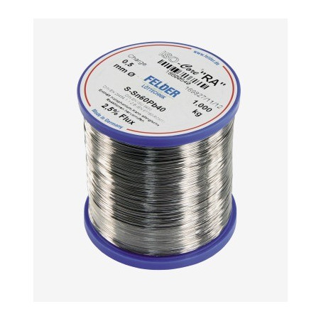 Felder 18600530 ISO-core RA soldeertin 0.5mm 500gram