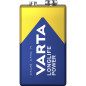 Varta Duopack Longlife Power 9V Alkaline blokbatterij (set van 2)