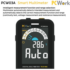 PCWork PCW03A Digitale smart multimeter