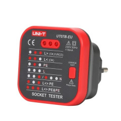 UNI-T UT07B-EU Teststekker met aardlektest