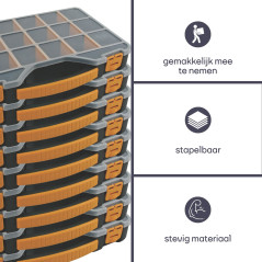 Perel OMR18 Assortimentsdoos 420 X 305 X 61 Mm