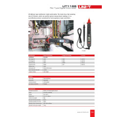 UNI-T UT118B Digitale mini multimeter | Soldeerbout-shop.nl