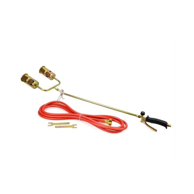 GEKO MAX-2 G20006 Dubbele onkruid- en dakbrander met gasslang