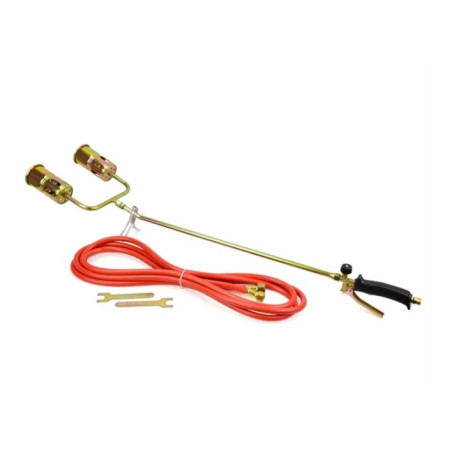 GEKO MAX-2 G20006 Dubbele onkruid- en dakbrander met gasslang