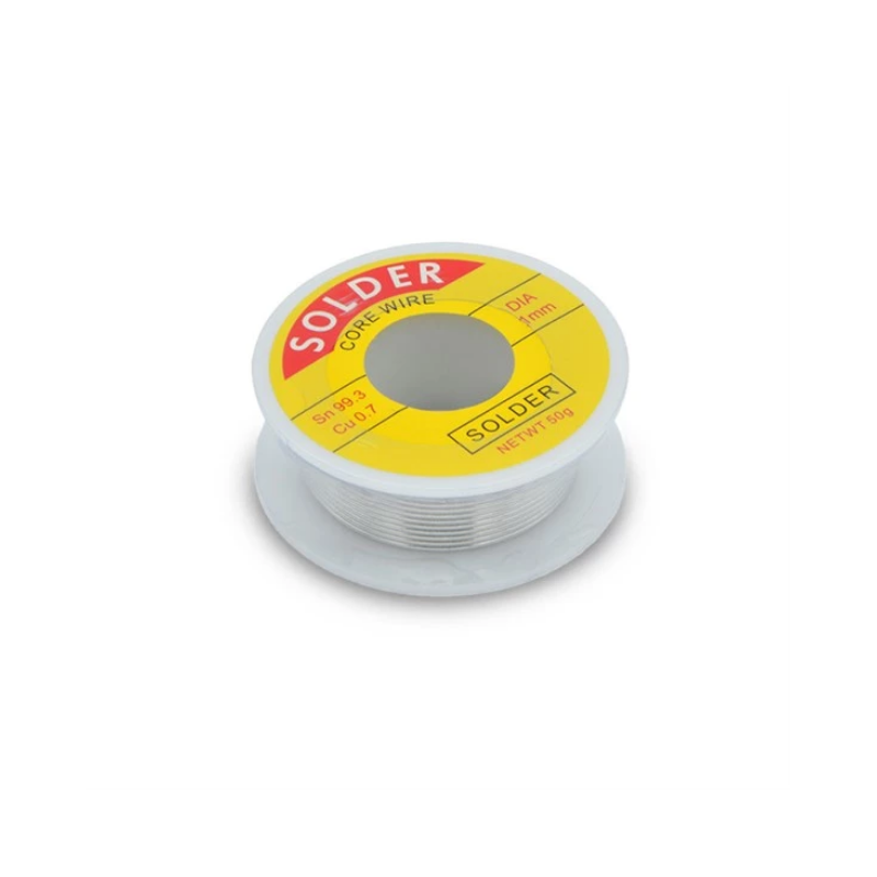 Soldeerbout-shop Tin50-10 soldeertin 1mm 50gram loodvrij