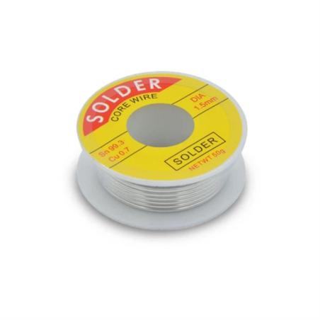 Soldeerbout-shop Tin50-15 soldeertin 1,5mm 50gram loodvrij