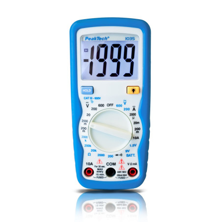 PeakTech 1035 digitale multimeter | Soldeerbout-shop.nl