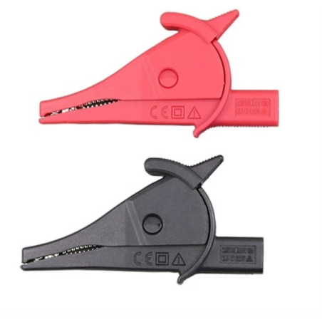 UNI-T UT-C02B Krokodillenklem naar M4 (set van 2) | Soldeerbout-shop.nl