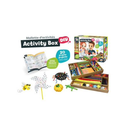 Buki Activity Box DIY knutselkoffer met 20 projecten