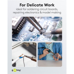 Goobay 76559 Verstelbare printplaathouder met soldeerbouthouder