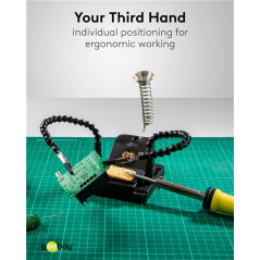 Goobay 76561 Derde hand met soldeerboutstandaard