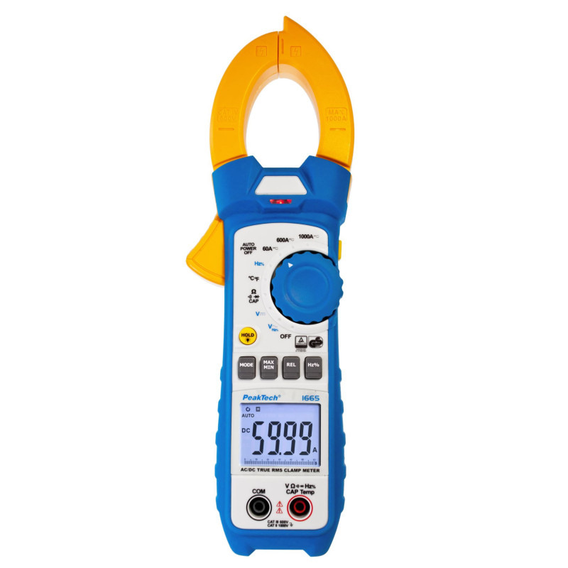 PeakTech 1665 Digitale AC/DC Stroomtang 1000A
