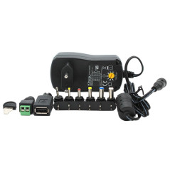 PCEnergy PCE2250-UNI  Voedingsadapter DC 3-12V 2,25A 27W