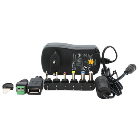 PCEnergy PCE2250-UNI  Voedingsadapter DC 3-12V 2,25A 27W