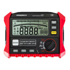 Ermenrich ET60 Aardweerstandsmeter | Soldeerbout-shop.nl