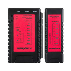 Ermenrich NP10 NetGeeks Netwerkkabeltester en PoE-tester | Soldeerbout-shop.nl