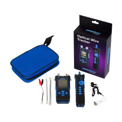 Ermenrich NP60 NetGeeks Glasvezel- & netwerkkabeltester en kabelzoeker (blauw)