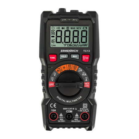 Ermenrich TC13 Digitale multimeter | Soldeerbout-shop.nl