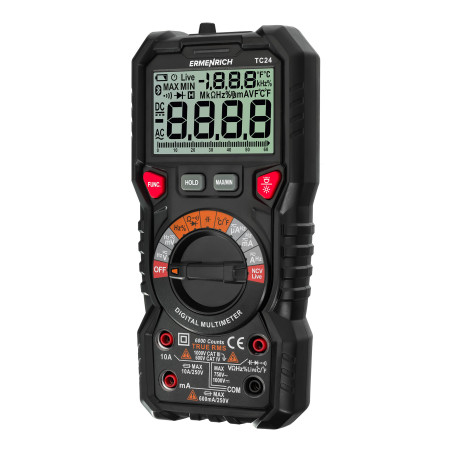 Ermenrich TC24 Digitale multimeter | Soldeerbout-shop.nl