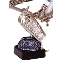 Levenhuk ZF11 Derde hand met vergrootglas en soldeerbouthouder