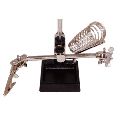 Levenhuk ZF17 Derde hand met vergrootglas en soldeerbouthouder