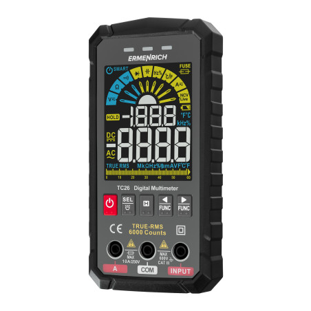 Ermenrich TC26 Digitale smart multimeter | Soldeerbout-shop.nl