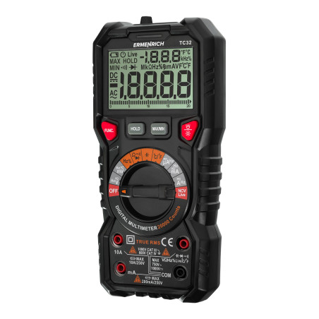 Ermenrich TC32 Digitale multimeter | Soldeerbout-shop.nl