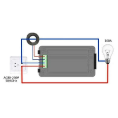 PeaceFair PZEM-022 Multitester V-A-P-F-COSfi | Soldeerbout-shop.nl