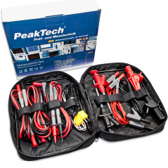 PeakTech 8200 Meetsnoerenset met diverse accessoires 14-delig