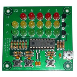 Digibytez DBMK102 Binaire LED-klok soldeerkit