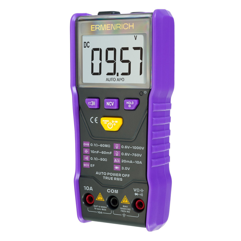 Ermenrich TC20 Digitale multimeter (violet)