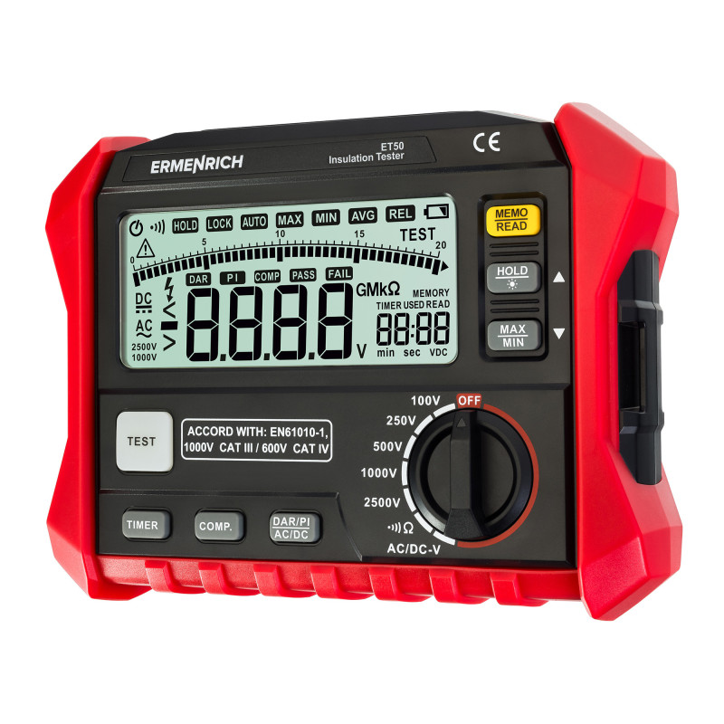 Ermenrich ET50 Isolatiemeter Ermenrich ET50 Isolatiemeter