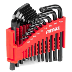 Amio 04297 Torx- en inbussleutelset 22-delig | Soldeerbout-shop.nl