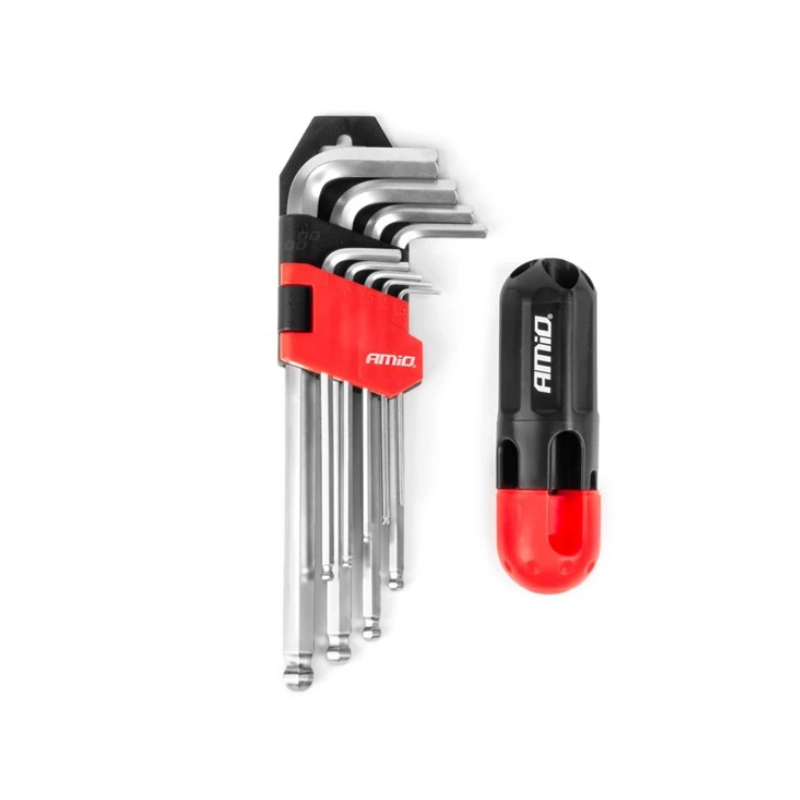 Amio 04302 Inbussleutelset 9-delig
