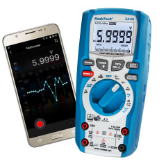 PeakTech 3442 Digitale multimeter met Bluetooth | Soldeerbout-shop.nl