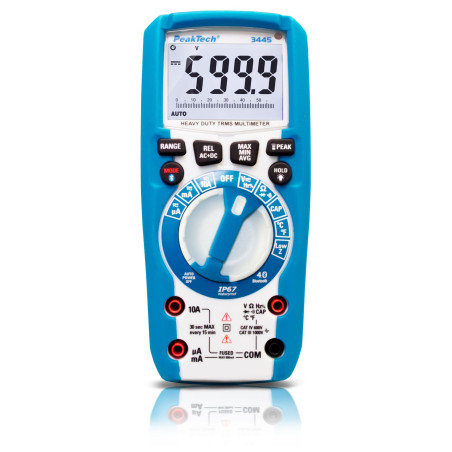 PeakTech 3445 Digitale multimeter met Bluetooth IP67