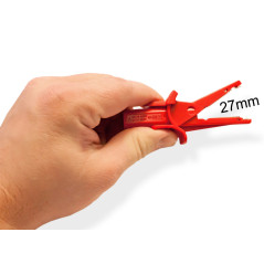 PeakTech 7015 Krokodillenklem naar banaanstekker (set van 2)