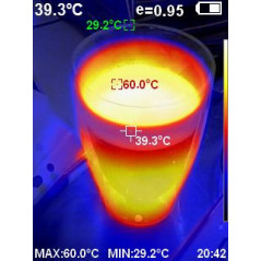 PeakTech 5610B Warmtebeeldcamera -20 tot +400°C | Soldeerbout-shop.nl