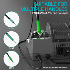 Bakon BK602 PRO SMD hetelucht- en soldeerstation | Soldeerbout-shop.nl