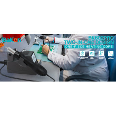Bakon BK602 PRO SMD hetelucht- en soldeerstation | Soldeerbout-shop.nl