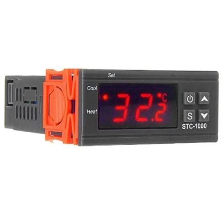 Soldeerbout-shop STC-1000 Digitale inbouw thermostaat 12VDC | Soldeerbout-shop.nl