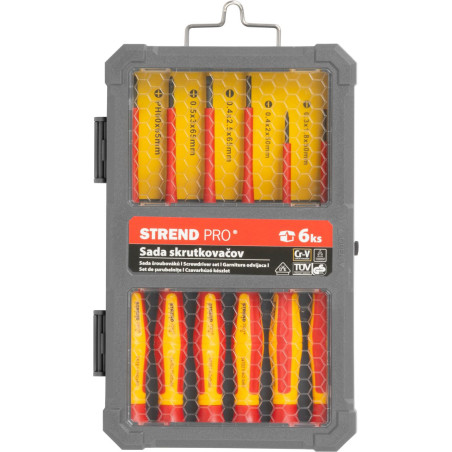 Strend Pro 2250874 mini-schroevendraaierset 6-delig