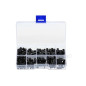 Soldeerbout-shop O472B kunststofafstandhouders, boutjes en moeren M4 assortiment 200-delig Soldeerbout-shop O472B kunststofafstandhouders, boutjes en moeren M4 assortiment 200-delig