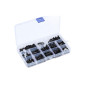 Soldeerbout-shop O472A kunststofafstandhouders, boutjes en moeren M2,5 & M3 assortiment 210-delig Soldeerbout-shop O472A kunststofafstandhouders, boutjes en moeren M2,5 & M3 assortiment 210-delig